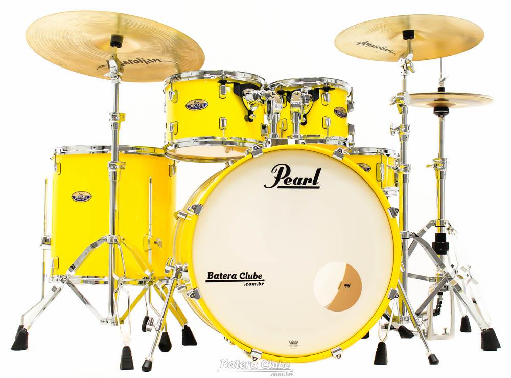 Bateria Pearl Decade Maple High Gloss Solid Yellow