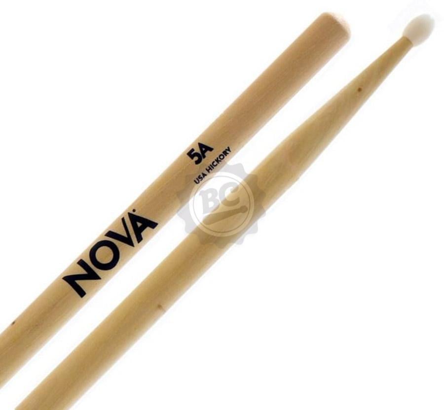 Baqueta Vic Firth Nova Series Nylon Padrão 5A Clássica Ponta de