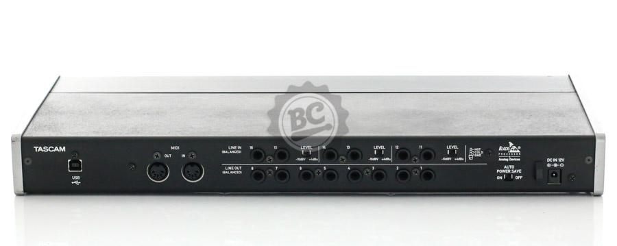 Interface de Áudio Tascam US-16x08 com 16 entradas para Mac