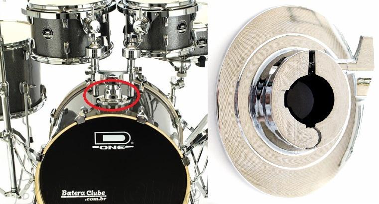 Base de Bumbo para Tons D-One DBB1 Tom Bass Drum Bracket para
