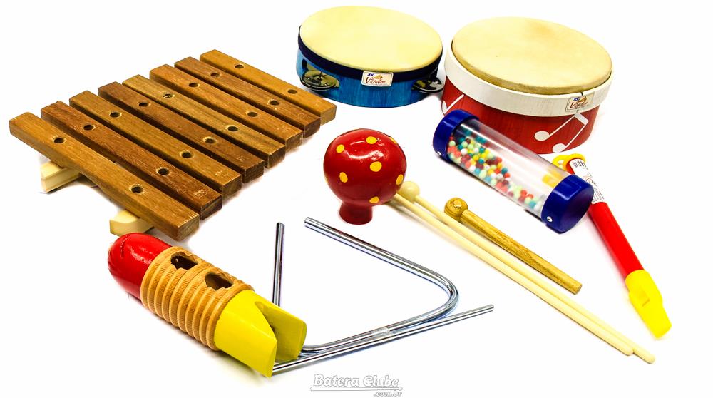 Bandinha Ritmica - Kit Com 20 Instrumentos Musicais