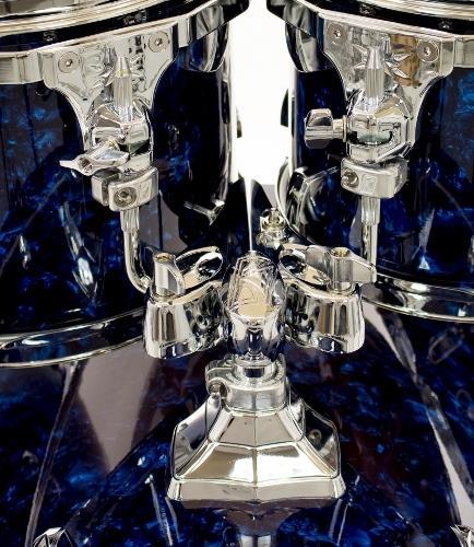 その他 Dark Tama Bateria Tama Silverstar Birch Dark Blue Abalone Vintage 22