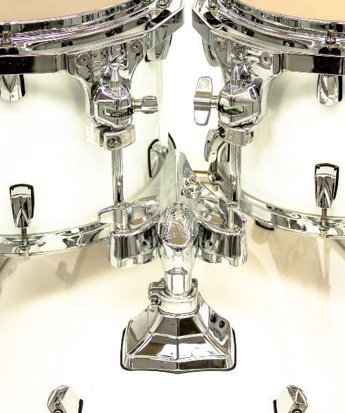 Bateria Tama Silverstar Custom Birch Piano White Lacquer 20