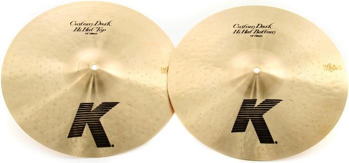 K Custom Dark Hi-Hat 14インチペア Chimbal Zildjian K Custom Dark Hihat 14