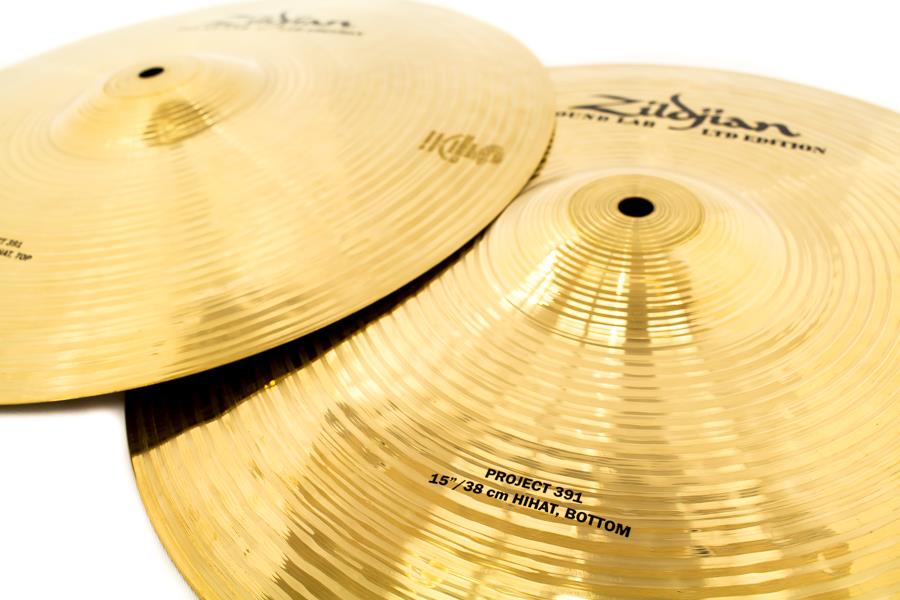 Chimbal Zildjian Project 391 Limited Edition Hihats 15