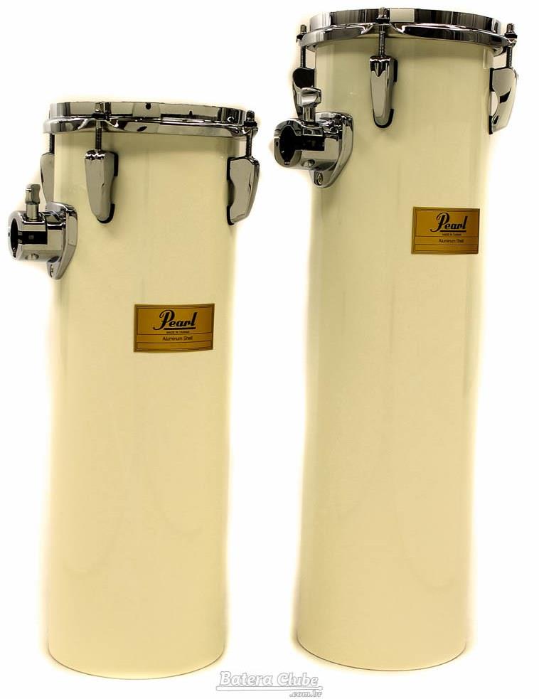 Kit de Octobans Pearl Rocket Tom Artic White ALX-1821 Compridos