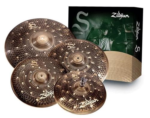 Kit de Pratos Zildjian S Dark Series SD4680 Crashes 16