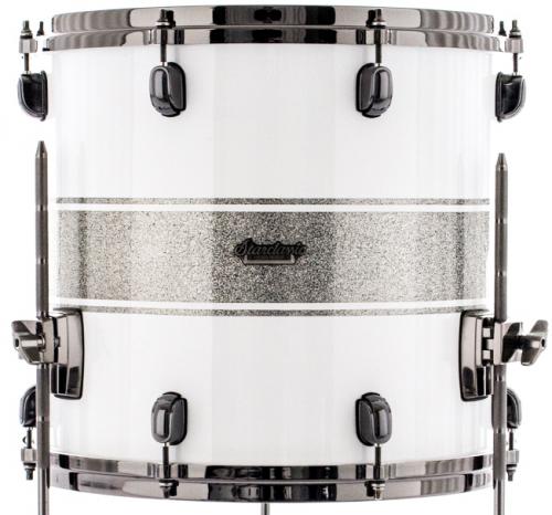 Bateria Tama Starclassic Maple Silver Snow Racing Stripe Sparkle