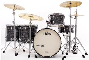 Bateria Ludwig Classic Maple Black Oyster Vintage Rock Set