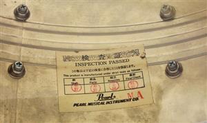 Caixa Pearl Vintage Made in Japan 1972 Chrome Over Brass 14x6,5