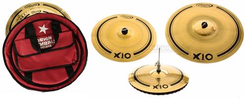 Kit de Pratos Orion X10 SPX80 com Crash 17