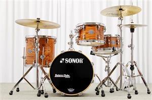Bateria Sonor Ascent Beech Natural Lacquer Jazz Set com Bumbo 18
