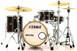 Bateria Tama Silverstar Birch Jazz Dark Mocha Fade com Bumbo 18
