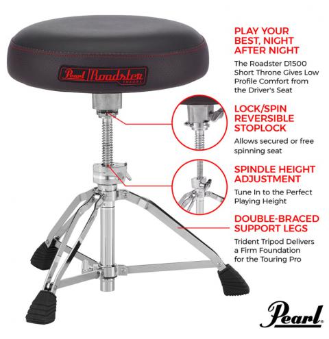 Banco Pearl Roadster Throne D-1500S Spin System com Assento 15