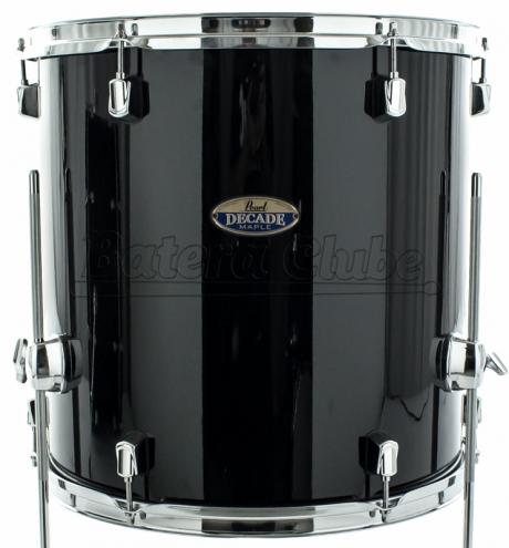 Bateria Pearl Decade Maple Black Ice Bumbo Duplo 22