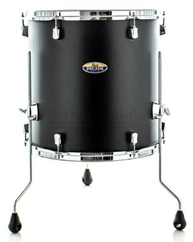 Bateria Pearl Decade Maple Satin Slate Black Lacquer 22