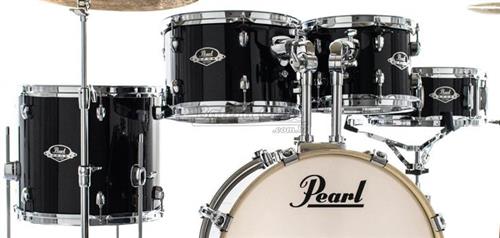 ダークエンブレムロマンティックメイド 黒 Bateria Pearl Export EXX Jazz Mahogany Jet Black 18