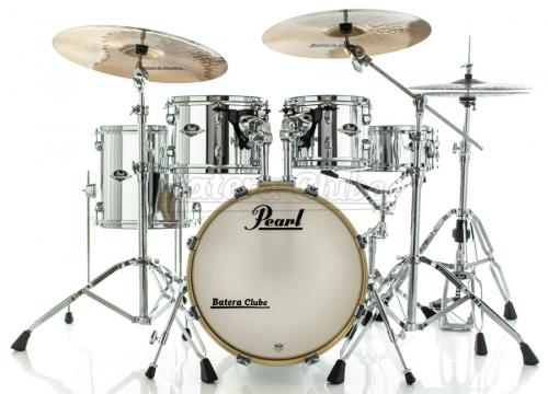 Bateria Pearl Export EXX Jazz Mahogany Mirror Chrome Bumbo 18