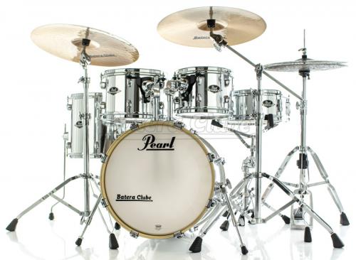 Boombayah Bateria Pearl Export EXX Jazz Mahogany Mirror Chrome Bumbo 18