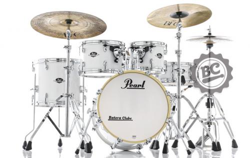Bateria Pearl Export EXX Jazz Mahogany Pure White 18