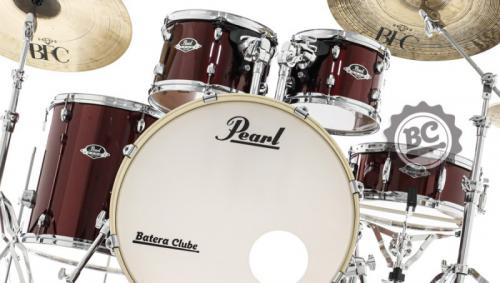 Bateria Pearl Export EXX Series Mahogany Burgundy 22