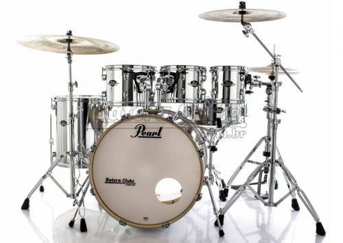 Bateria Pearl Export EXX Series Mahogany Mirror Chrome 20 Bateria Pearl Export EXX Series Mahogany Mirror Chrome 20