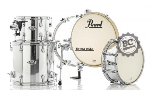 Bateria Pearl Midtown Series Mirror Chrome com Bumbo 16