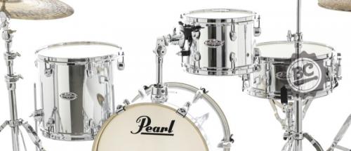 Bateria Pearl Midtown Series Mirror Chrome com Bumbo 16