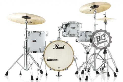 Bateria Pearl Midtown Series Satin White com Bumbo 16