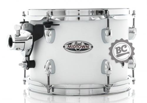 Bateria Pearl Midtown Series Satin White com Bumbo 16
