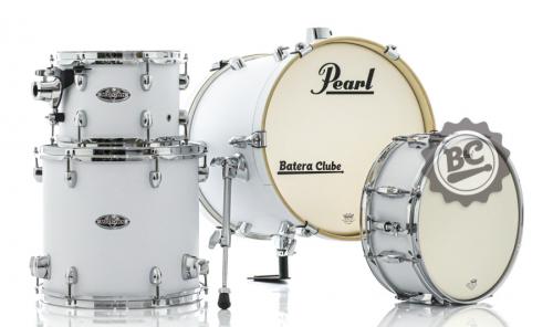 Bateria Pearl Midtown Series Satin White com Bumbo 16
