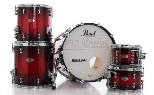 Caixa Pearl Reference Series 14x6,5 Scarlet Sparkle Burst #377 Seminova  Impecável, 100% Batera Drum Shop