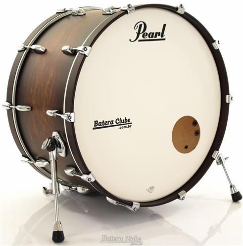 Bateria Pearl Wood Fiberglass Hybrid Kapur Satin Cocoa Burst 26