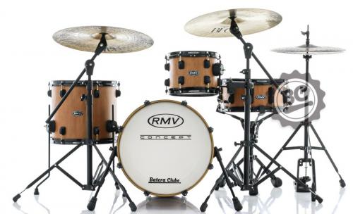 Bateria RMV Concept Jazz Fiber Shell Jequitibá com Bumbo 18