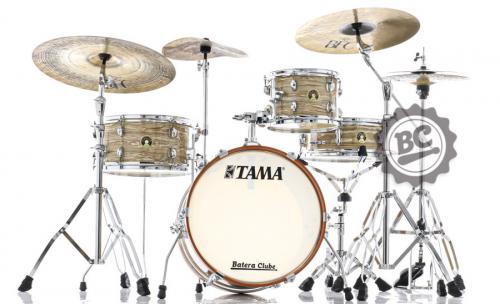 Bateria Tama Club-JAM Cream Marble Wrap Compacta com Bumbo 18