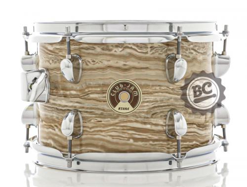Bateria Tama Club-JAM Cream Marble Wrap Compacta com Bumbo 18