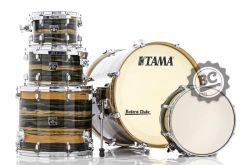Bateria Tama Superstar Classic Maple Ebony Tiger Wrap 22