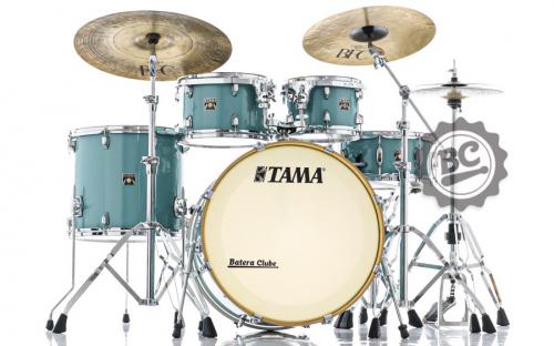 Bateria Tama Superstar Classic Lacquer Maple Light Emerald Blue 22