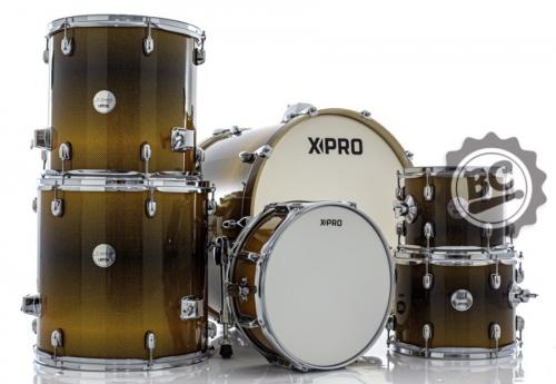 Bateria X-Pro C. Ibañez Upper Gold Sparkle 22