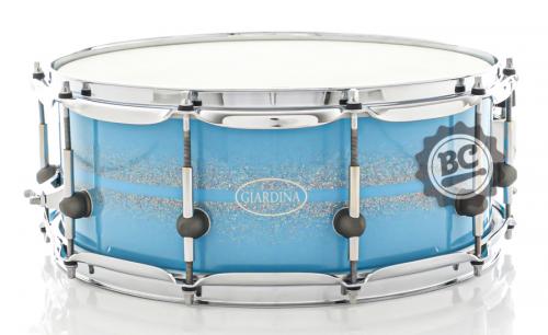 Caixa Giardina Custom Drums Azul Mediterrâneo 14x5,5