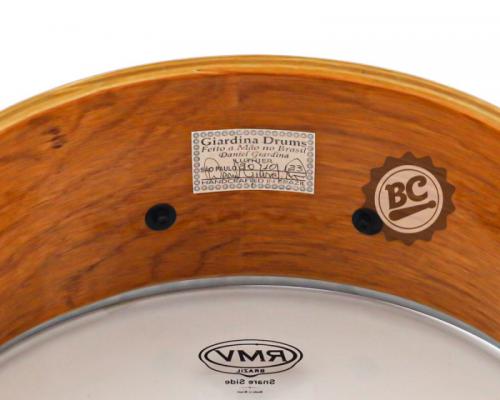 Caixa Giardina Custom Drums Azul Mediterrâneo 14x5,5