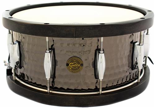 Caixa Gretsch Full Range Hammered Wood Hoop Black Nickel Steel