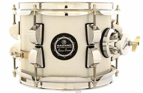 Caixa Nagano Snare Series Micro New Beat Grey Sparkle 8x6