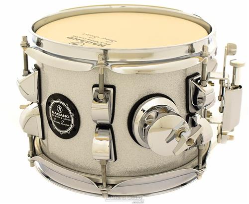 Caixa Nagano Snare Series Micro New Beat Grey Sparkle 8x6
