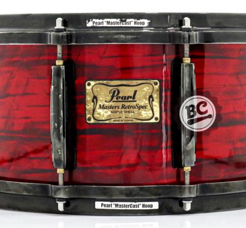 Caixa Pearl Masters MSX Retrospec Maple Red Onix 14x6.5