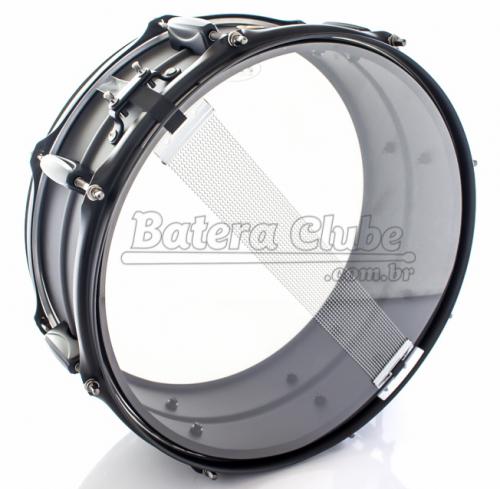 Caixa Tama Metalworks Matte Black Steel Shell 14x5,5