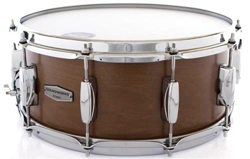 Tama.kororin  Caixa Tama Soundworks Matte Brown Kapur 14x6