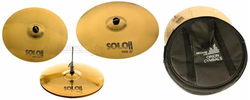 Kit de Pratos Orion Solo Pro 10 SP70 Medium Set c/ Crash 16