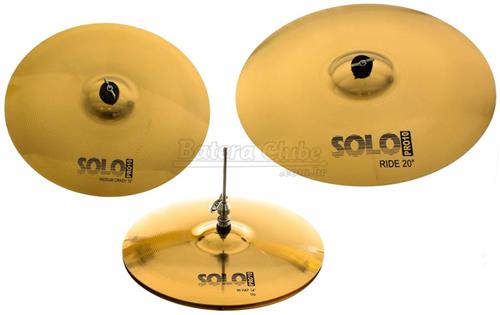 Kit de Pratos Orion Solo Pro 10 SP70 Medium Set c/ Crash 16