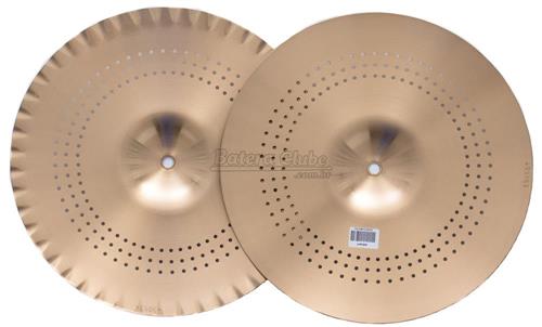 Kit de Pratos Orion WS Whisper WS70 Micro Furos com Chimbal 14